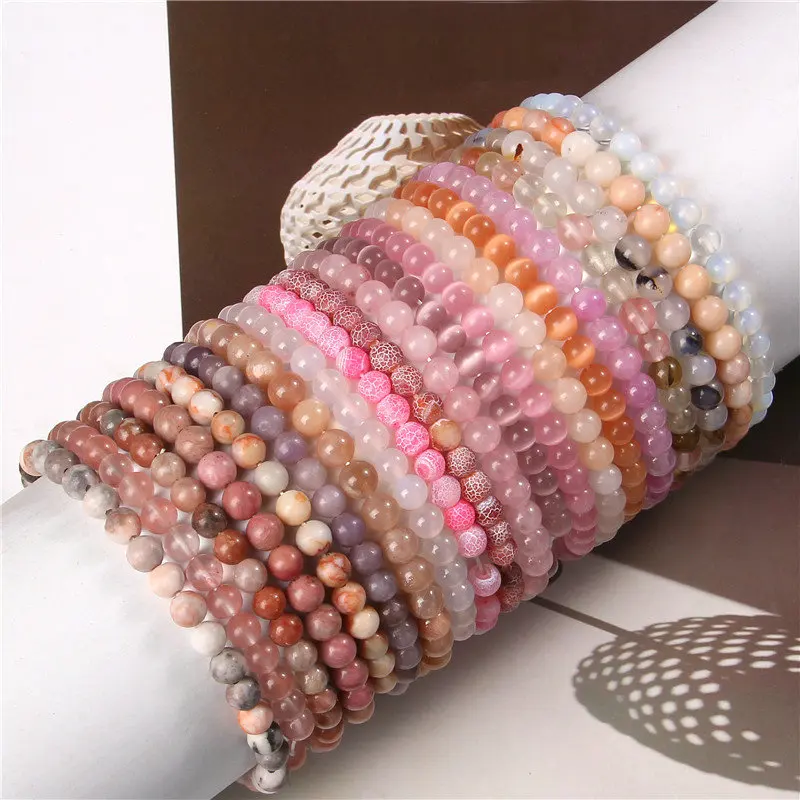 6MM Natural Stone Pink Quartz Elastic Beaded Bracelet Healing Yoga Meditation Bracelets For Women Girl Jewelry
6MM Natural Stone Pink Quartz Elastic Beaded Bracelet Healing Yoga Meditation Bracelets For Women Girl Jewelry