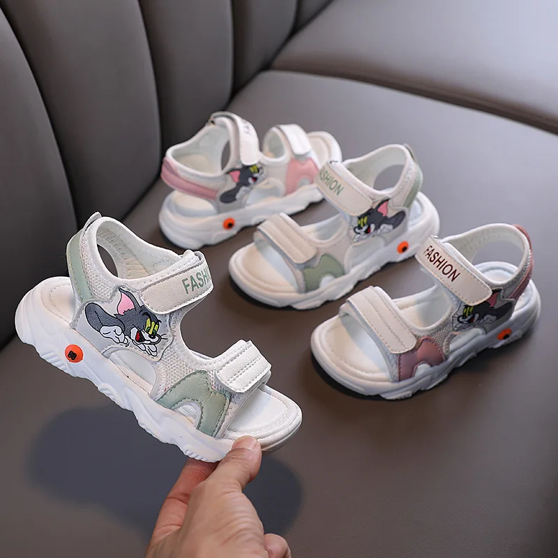 2021 Summer New Children's Cartoon Sandals Fashion Boys Girls Soft Soled Baby Breathable Beach Shoes
2021 Summer New Children's Cartoon Sandals Fashion Boys Girls Soft Soled Baby Breathable Beach Shoes