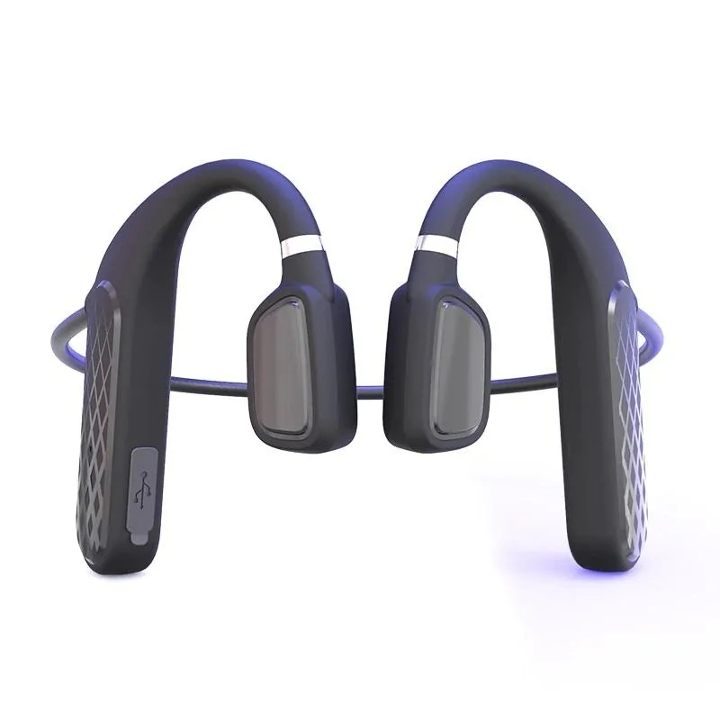 MD04 Bone Conduction Headphones Wireless Comfortable Wear Open Ear Hook Light Weight Not In-ear Sports Earphones, Black
MD04 Bone Conduction Headphones Wireless Comfortable Wear Open Ear Hook Light Weight Not In-ear Sports Earphones, Black