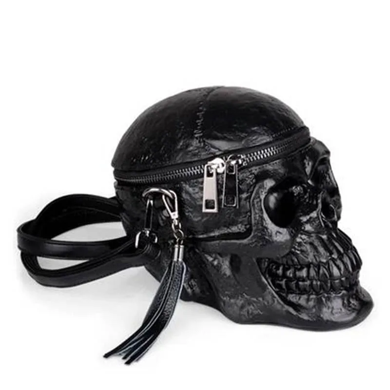 3D Skull Shoulder Bag Crossbones Messenger Bag Handbags For Men Women Fashion Street Leather Zipper Handbags Punk Design Bag, Customized color
3D Skull Shoulder Bag Crossbones Messenger Bag Handbags For Men Women Fashion Street Leather Zipper Handbags Punk Design Bag, Customized color