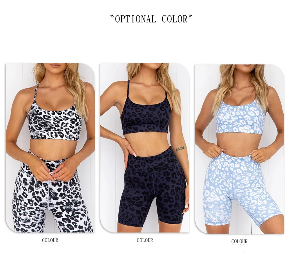 Women's Leopard Print Workout Outfit 2 Pieces Yoga Leggings Crop Top with Sports Bra Gym Clothes Set Women Clothing OEM
Women's Leopard Print Workout Outfit 2 Pieces Yoga Leggings Crop Top with Sports Bra Gym Clothes Set Women Clothing OEM