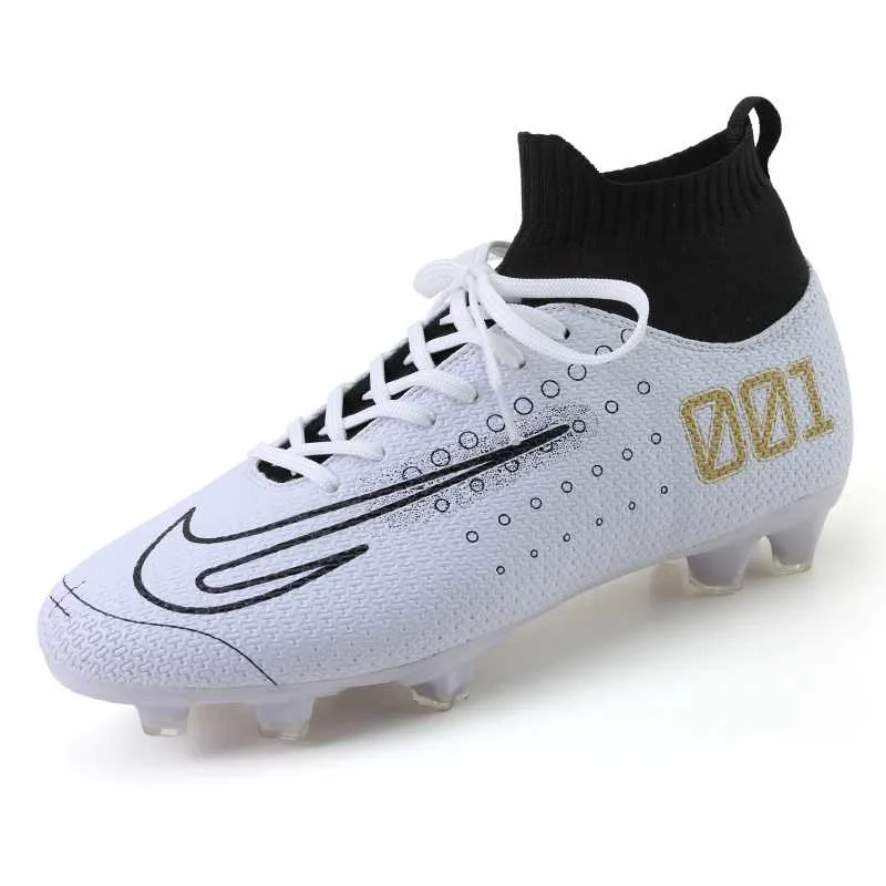 Zapatos De Futbol High Quality Spiked/Broken Nail High Top Original Football Shoes Soccer, White,black,blue
Zapatos De Futbol High Quality Spiked/Broken Nail High Top Original Football Shoes Soccer, White,black,blue