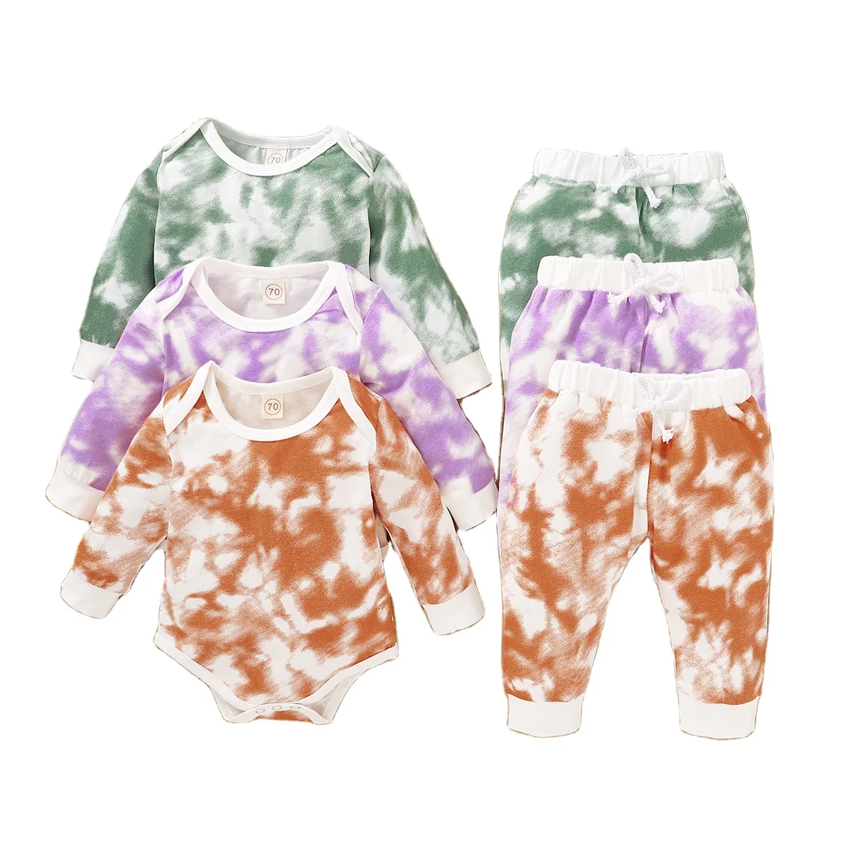 Wholesale Kids Clothing Tie Die Cotton Spring long sleeve Outfits Pants Clothes baby Girls romper sets
Wholesale Kids Clothing Tie Die Cotton Spring long sleeve Outfits Pants Clothes baby Girls romper sets