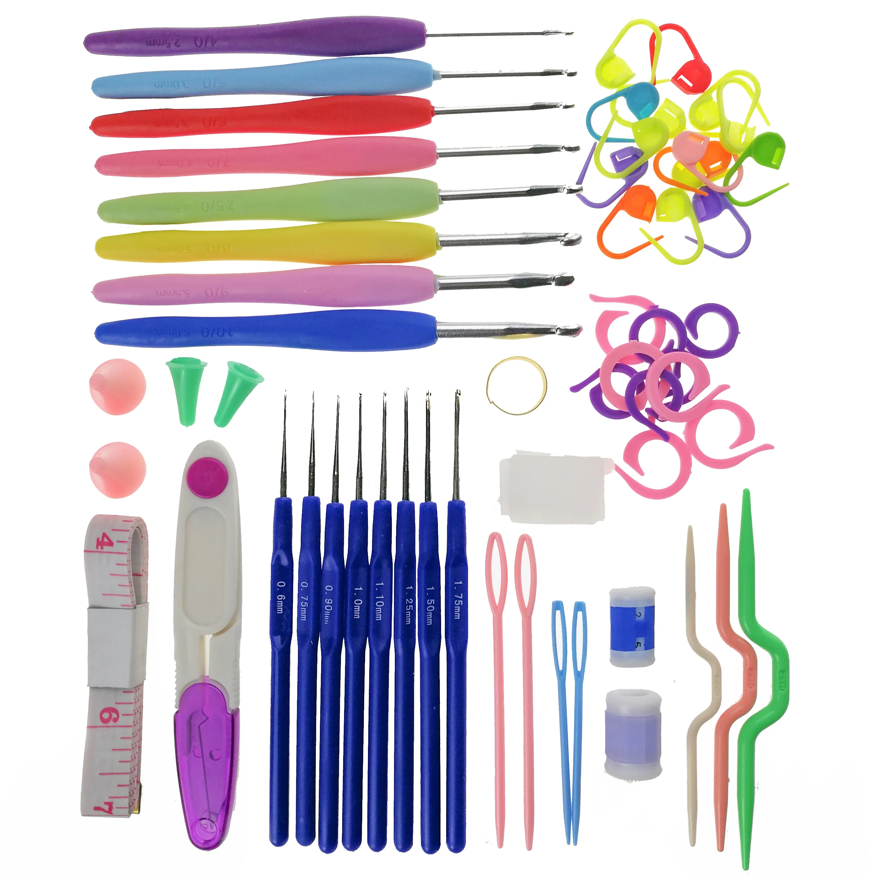 Wholesale household colorful plastic handle hooks for crocheting household crochet hook set
Wholesale household colorful plastic handle hooks for crocheting household crochet hook set
