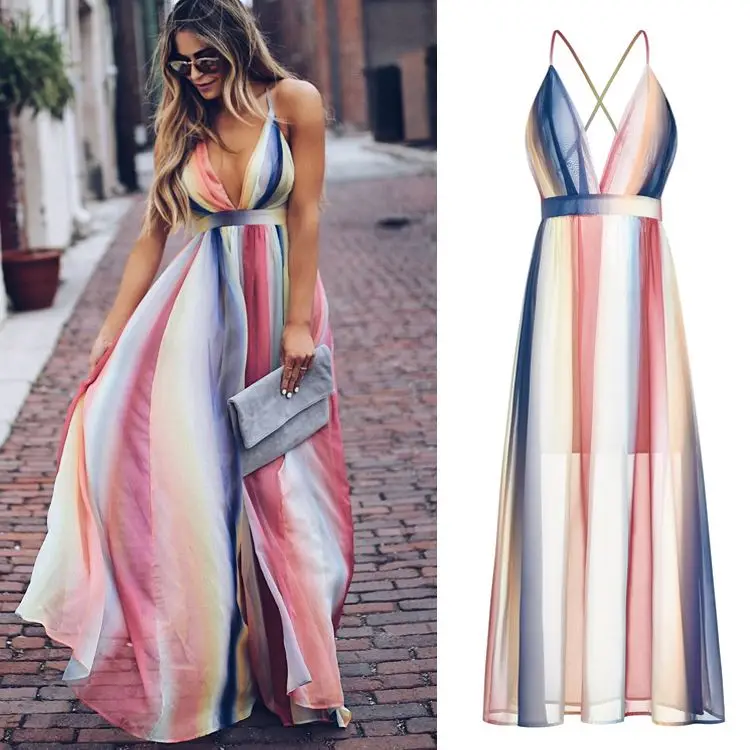 Bohemia Open Back Chiffon Vestidos Chic Casual Dresses Bandage Print Maxi Dress Boho Dress
Bohemia Open Back Chiffon Vestidos Chic Casual Dresses Bandage Print Maxi Dress Boho Dress