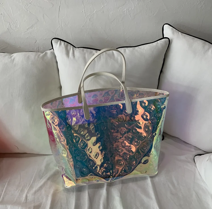 Yzora fashion luxury famous brands holographic waterproof PVC women tote handbags, 5 colors options
Yzora fashion luxury famous brands holographic waterproof PVC women tote handbags, 5 colors options