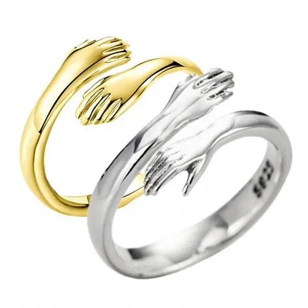 New personalized girlfriend gift hug Ring Jewelry men and women hug ring open couple ring, Picture shows
New personalized girlfriend gift hug Ring Jewelry men and women hug ring open couple ring, Picture shows