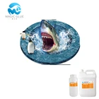 High Temperature Resistance 2 Components AB liquid Hard Crystal Resin&Adhesive