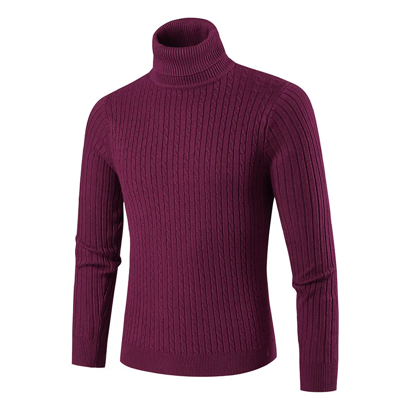 Men's Sweaters Winter Autumn Turtleneck Long Sleeve Plain Stretch Kintted Pullovers Basic Tops Slim Fit Fashion Mens Sweater
Men's Sweaters Winter Autumn Turtleneck Long Sleeve Plain Stretch Kintted Pullovers Basic Tops Slim Fit Fashion Mens Sweater