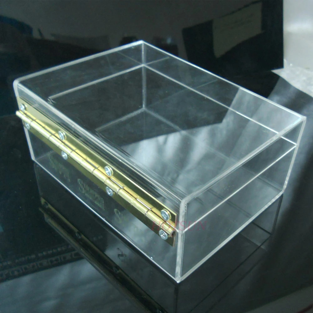 Customized Clear Hinge Perspex Packing Box Custom Luxury Gift Package