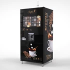 QR Code Payment System Iced Espresso/Cappuccino/Chocolate/Milk Tea/Juice Vending Machine LE308F