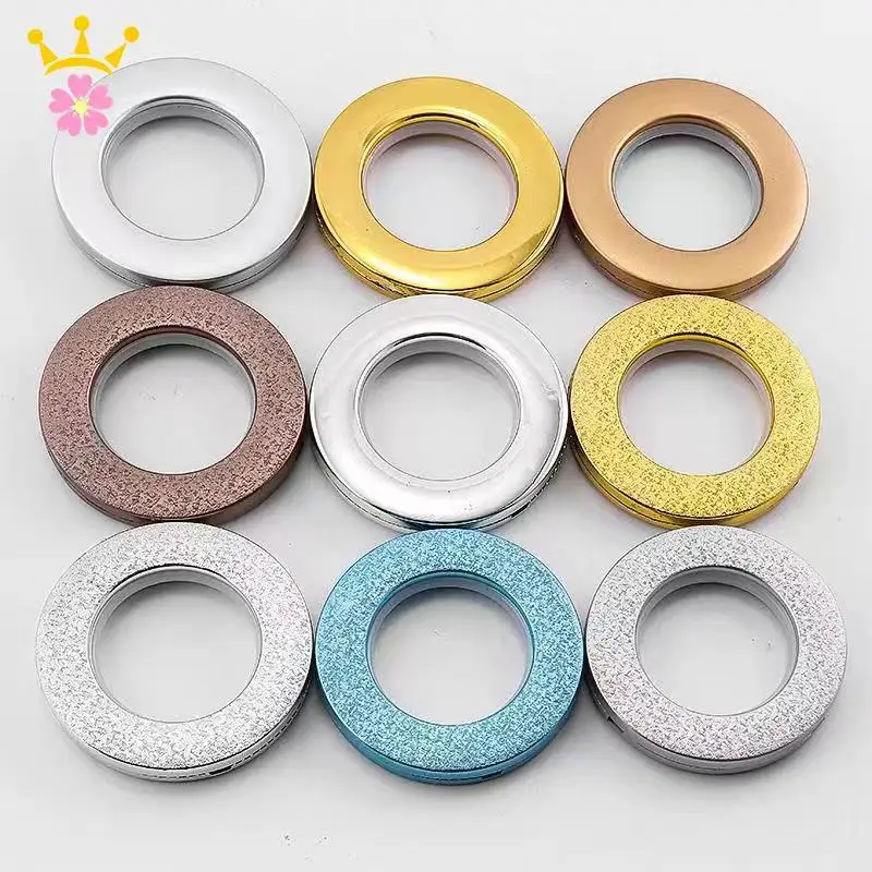 Double-sided frosted ring, smooth face ring, outside diameter 73 mm, durable, noise-free, curtain accessories, Gold, silver, black, can be customized according to the sample color
Double-sided frosted ring, smooth face ring, outside diameter 73 mm, durable, noise-free, curtain accessories, Gold, silver, black, can be customized according to the sample color