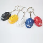 Unionpromo Mini Hard Hat Keychain Light Logo imprint Helmet Keyholder,Cap Keyring
