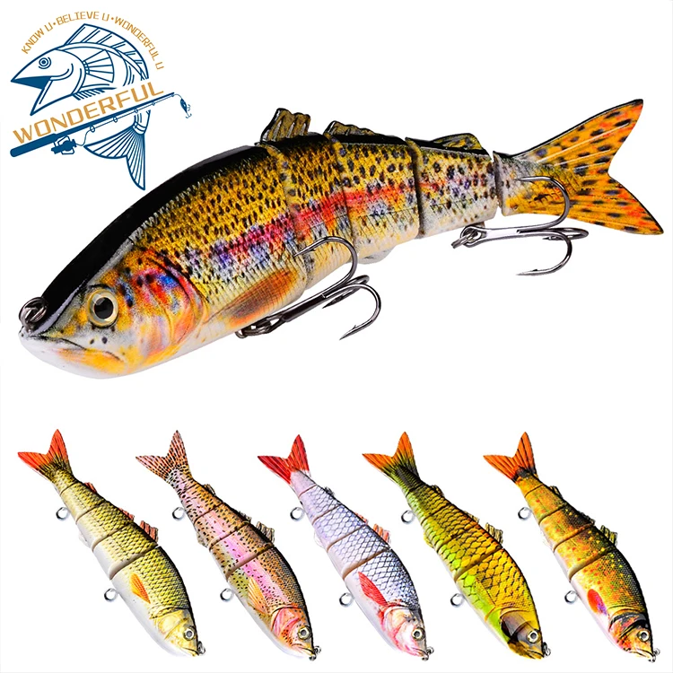Wholesale 220mm 113g Colorful Bionics ABS Hard Plastic 5 Segment Lifelike Jerkbait Wobblers Slow Sinking Multi Jointed Swim Bait
Wholesale 220mm 113g Colorful Bionics ABS Hard Plastic 5 Segment Lifelike Jerkbait Wobblers Slow Sinking Multi Jointed Swim Bait