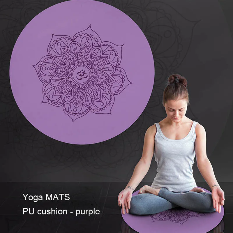 Nagudi small round pu non-slip natural rubber yoga cushion meditation printed floor mat blanket
Nagudi small round pu non-slip natural rubber yoga cushion meditation printed floor mat blanket