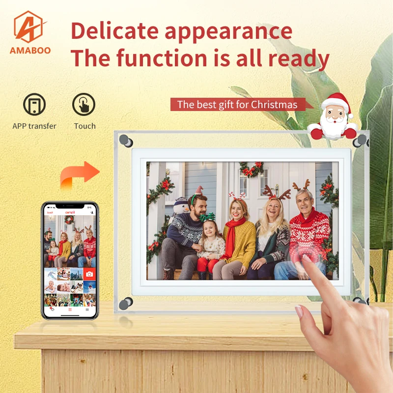 Amaboo Popular Products Touch Screen 10.1 Inch Acrylic Video Digital Photo Frame With Wifi
Amaboo Popular Products Touch Screen 10.1 Inch Acrylic Video Digital Photo Frame With Wifi