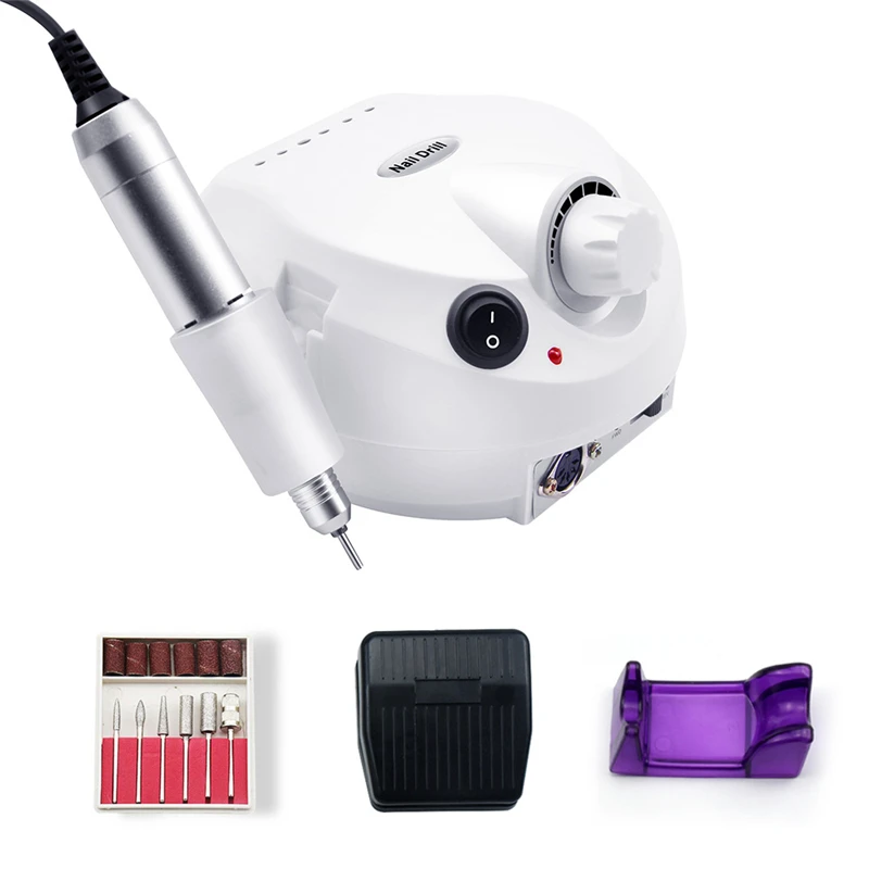 35000RPM Nail Drill Machine Set Electric Manicure Sets Accessory Pedicure Kit Ceramic Nail Drill Bit Nail Tools, White
35000RPM Nail Drill Machine Set Electric Manicure Sets Accessory Pedicure Kit Ceramic Nail Drill Bit Nail Tools, White