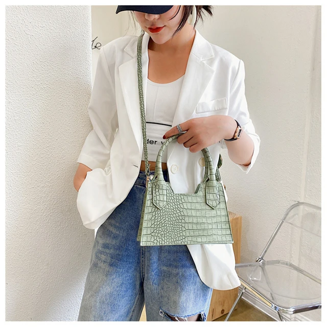 Small Crocodile Pattern Solid Color PU Leather Crossbody Bags For Women 2020 Summer Lady Shoulder Handbags Female
Small Crocodile Pattern Solid Color PU Leather Crossbody Bags For Women 2020 Summer Lady Shoulder Handbags Female