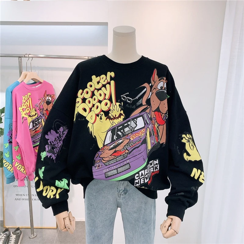 2020 Autumn New Oversized Graffiti Hoodies Women Lady Christmas Japanese Style Sweatshirt For Women Clothing Pullover Tops Coat
2020 Autumn New Oversized Graffiti Hoodies Women Lady Christmas Japanese Style Sweatshirt For Women Clothing Pullover Tops Coat
