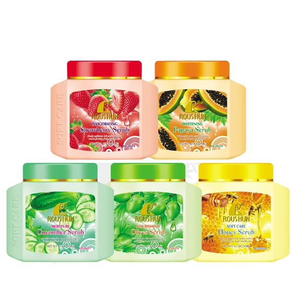 ROUSHUN Natural Exfoliating Fruit Scrub Ultra Hydrating & Exfoliating Scrub for Nourishing Essential Body Care
ROUSHUN Natural Exfoliating Fruit Scrub Ultra Hydrating & Exfoliating Scrub for Nourishing Essential Body Care