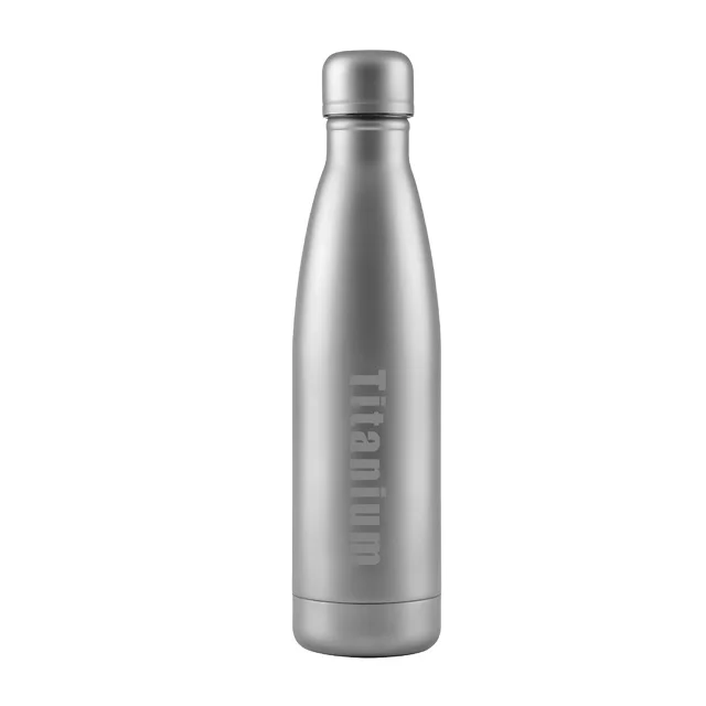 2021 New manufacturing pure titanium cola cold bottle silver color 500ml drink bottle with vacuum lid titanium bottle
2021 New manufacturing pure titanium cola cold bottle silver color 500ml drink bottle with vacuum lid titanium bottle