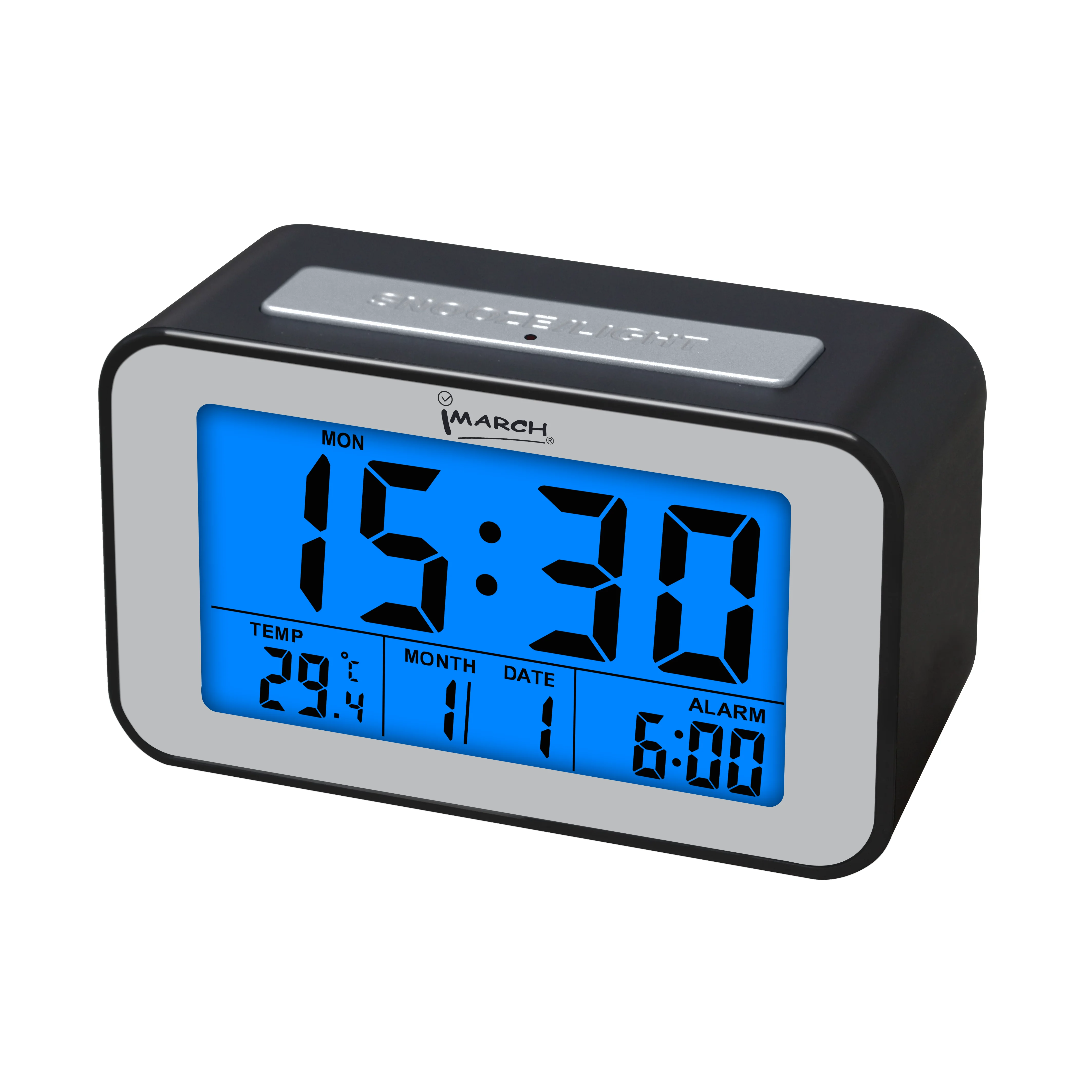 2020 Imarch custom sensor night light led light bedside desktop table & desk digital alarm clock for bedroom with temperature
2020 Imarch custom sensor night light led light bedside desktop table & desk digital alarm clock for bedroom with temperature