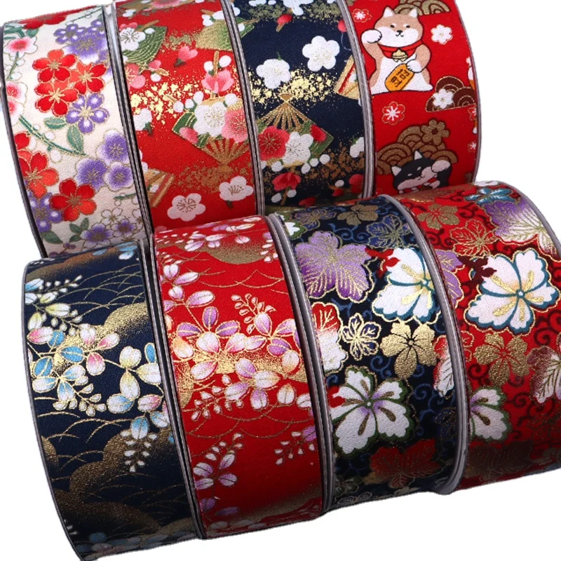Hot sale fashion 3CM Gilding cloth strip cotton Gold seal silk ribbon Webbing parts Japanese style, Choose
Hot sale fashion 3CM Gilding cloth strip cotton Gold seal silk ribbon Webbing parts Japanese style, Choose
