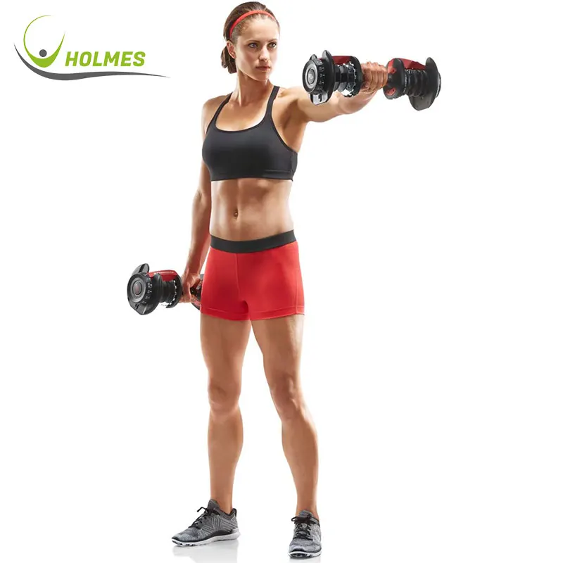 Fitness easy fast adjustable weights 90lbs dumbbell set equipment body building iron dumbbell, Black+red
Fitness easy fast adjustable weights 90lbs dumbbell set equipment body building iron dumbbell, Black+red