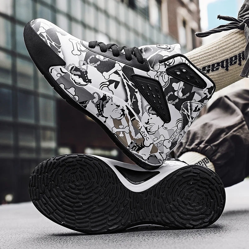 Men Original Retro Basketball Shoes Outdoor Trainers Light Sneakers Younger Teenagers High Boots Graffiti Basketball sneakers, Mixed colour
Men Original Retro Basketball Shoes Outdoor Trainers Light Sneakers Younger Teenagers High Boots Graffiti Basketball sneakers, Mixed colour