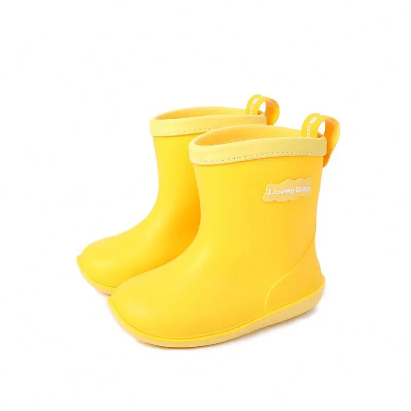New Design LOVELY Baby Yellow Color Kids Rubber Boots Factory Short Rain Boots, Yellow/blue/pink/nude
New Design LOVELY Baby Yellow Color Kids Rubber Boots Factory Short Rain Boots, Yellow/blue/pink/nude