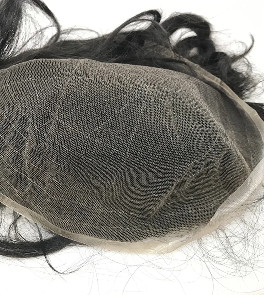 hot sale 6inch human hair breathable full lace pieces men toupee with bleached front, Black color 1b
hot sale 6inch human hair breathable full lace pieces men toupee with bleached front, Black color 1b