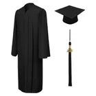 Wholesale graduation gown and cap for adults without tassel