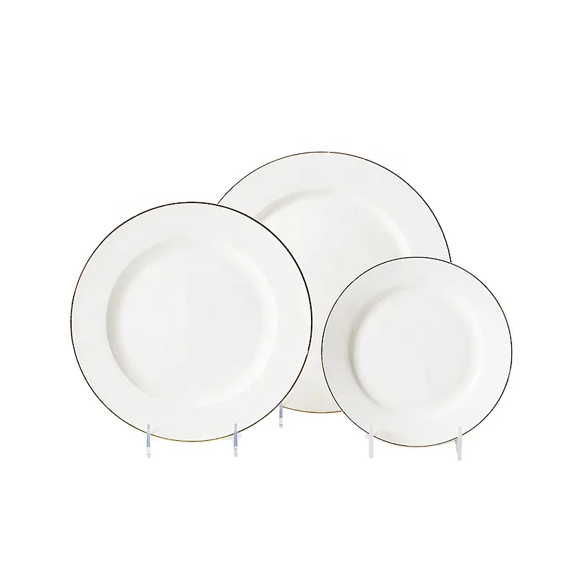Juego De Cena De Porcelana Ecologica De Ceramic Lujo Real Con Borde Dorado De Lujo Aparelho Jantar Porcelana#, White color
Juego De Cena De Porcelana Ecologica De Ceramic Lujo Real Con Borde Dorado De Lujo Aparelho Jantar Porcelana#, White color