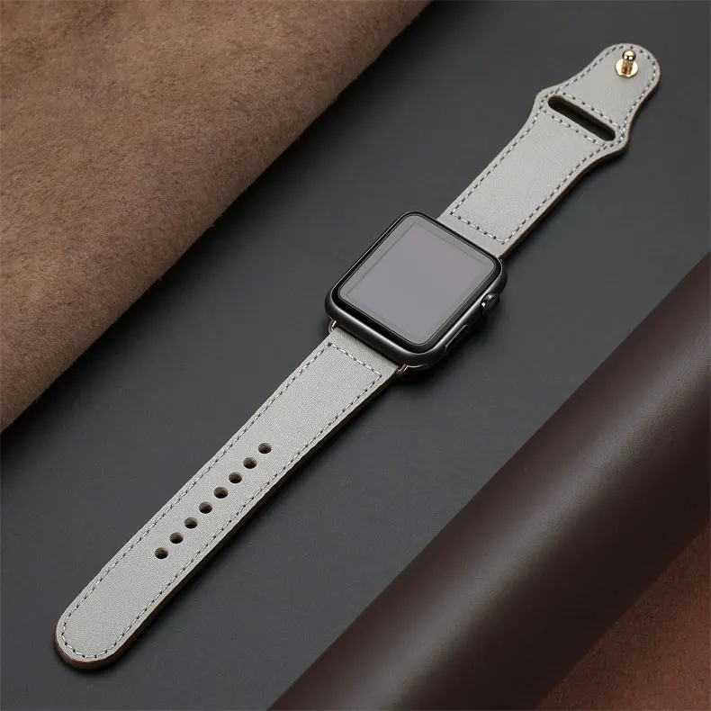 Custom Luxury Business Replacement Genuine Leather Watch Band For Apple iWatch, Custom color
Custom Luxury Business Replacement Genuine Leather Watch Band For Apple iWatch, Custom color