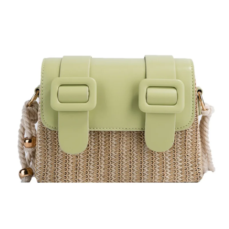 Fashion Women Hand Bags Shoulder Purses Contrast Colors Beach Bags Straw Rattan Summer Handbags 2021
Fashion Women Hand Bags Shoulder Purses Contrast Colors Beach Bags Straw Rattan Summer Handbags 2021