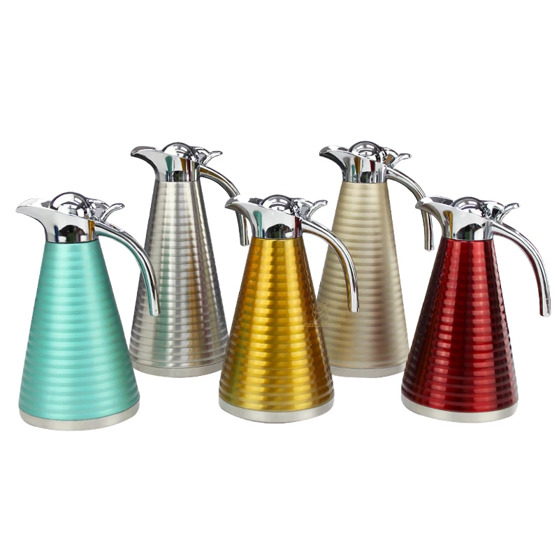 Promotional gift vacuum insulated heat preservation pot stainless steel coffee carafe
Promotional gift vacuum insulated heat preservation pot stainless steel coffee carafe