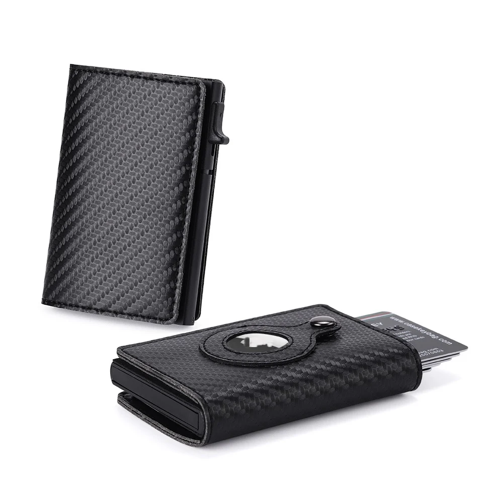 New ARRIVAL Aluminium Multifunction Secruty Wallet Tracker Case Leather Airtag RFID Protection Credit Card Holder smart airtag
New ARRIVAL Aluminium Multifunction Secruty Wallet Tracker Case Leather Airtag RFID Protection Credit Card Holder smart airtag