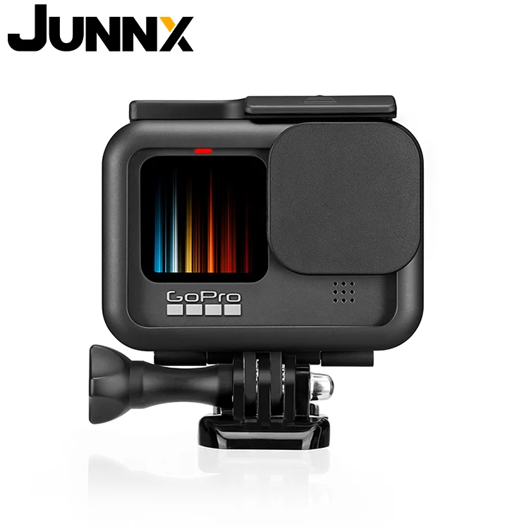 

JUNNX Hard Silicone PC Underwater Protective Diving Sports Action Camera Go Pro 10 9 Waterproof Case for Gopro Hero 10 9, Black