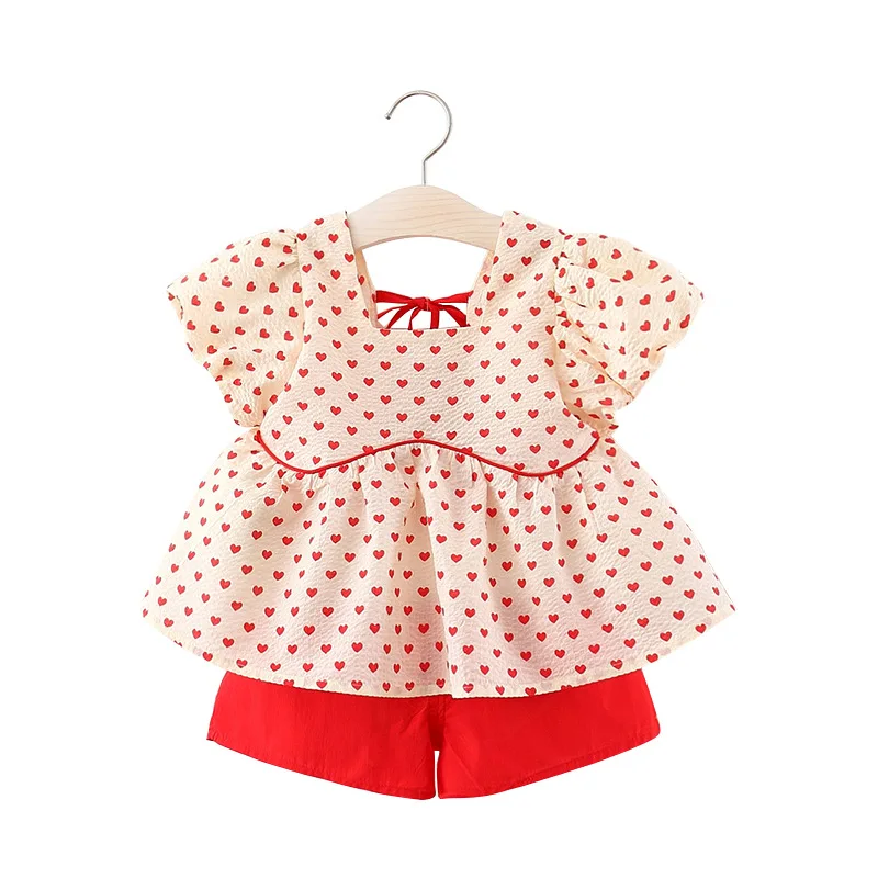 Summer Baby Girls Clothing Outfit Sets Toddler Infant Casual Set Printing Love T Shirt Shorts Outdoor Kids Vacation Party Clothe
Summer Baby Girls Clothing Outfit Sets Toddler Infant Casual Set Printing Love T Shirt Shorts Outdoor Kids Vacation Party Clothe