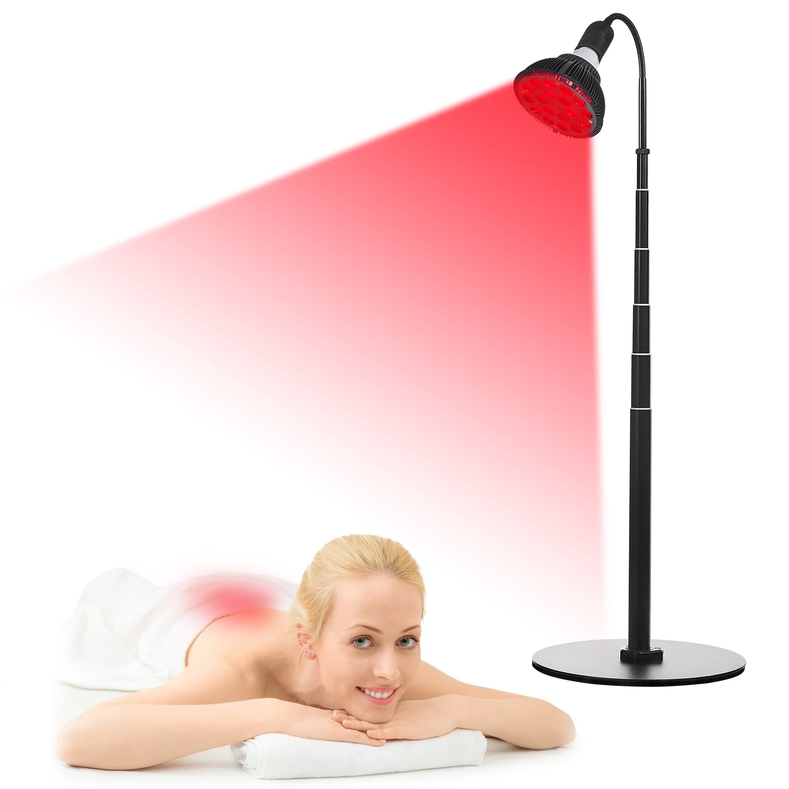 Newest 660nm 850nm Led Infrared Light Therapy Lamp for Full Body Skin Rejuvenation Therapy Floor Lamp
Newest 660nm 850nm Led Infrared Light Therapy Lamp for Full Body Skin Rejuvenation Therapy Floor Lamp