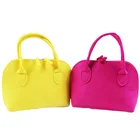 Custom Eco friendly new design fashion woman polyester felt handbag