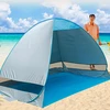 Sun-shade Foldable Family Beach Tent/ Outdoor Hiking Travel Campng Shelter/Portable Automatic Pop Up Instant Tent