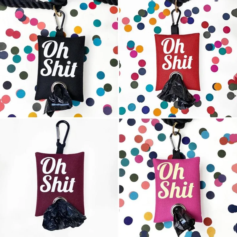 Oh Shit Dog Poop Bag Dispenser Fabric Dog Pet Waste Bag Holder Pet Cats Poop Bag Holder in Stock, Black,blue,green,yellow,red,pink,grey,camouflage & custom
Oh Shit Dog Poop Bag Dispenser Fabric Dog Pet Waste Bag Holder Pet Cats Poop Bag Holder in Stock, Black,blue,green,yellow,red,pink,grey,camouflage & custom
