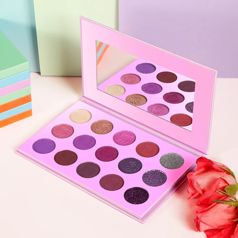 Wholesale No Logo High Quality Organic Natural 15 Color Purple Glitter Eyeshadow Makeup Palette
Wholesale No Logo High Quality Organic Natural 15 Color Purple Glitter Eyeshadow Makeup Palette