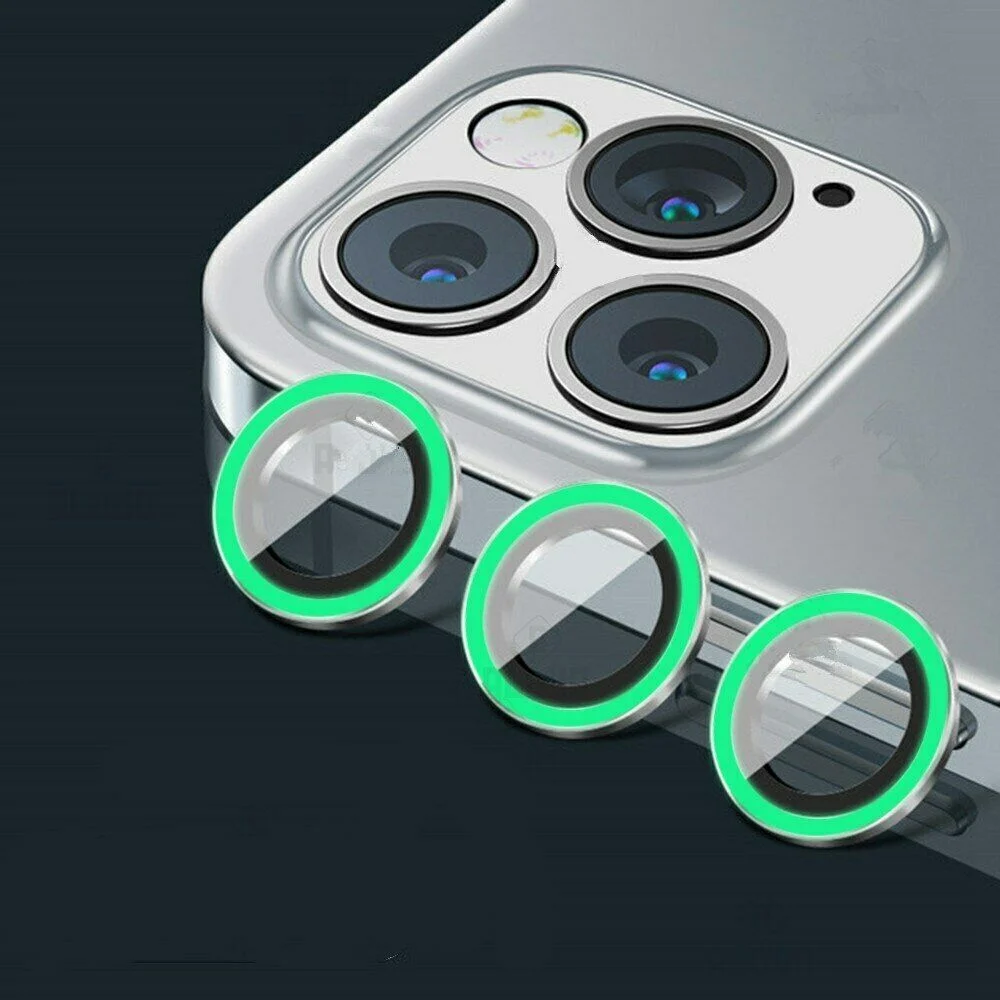 Mobile Phone 3D Coverage Luminous Metal Camera Lens Ring Tempered Glass For iPhone 11 Pro 12 Pro Max 12 Mini Back Lens Protector, Multiple colors
Mobile Phone 3D Coverage Luminous Metal Camera Lens Ring Tempered Glass For iPhone 11 Pro 12 Pro Max 12 Mini Back Lens Protector, Multiple colors