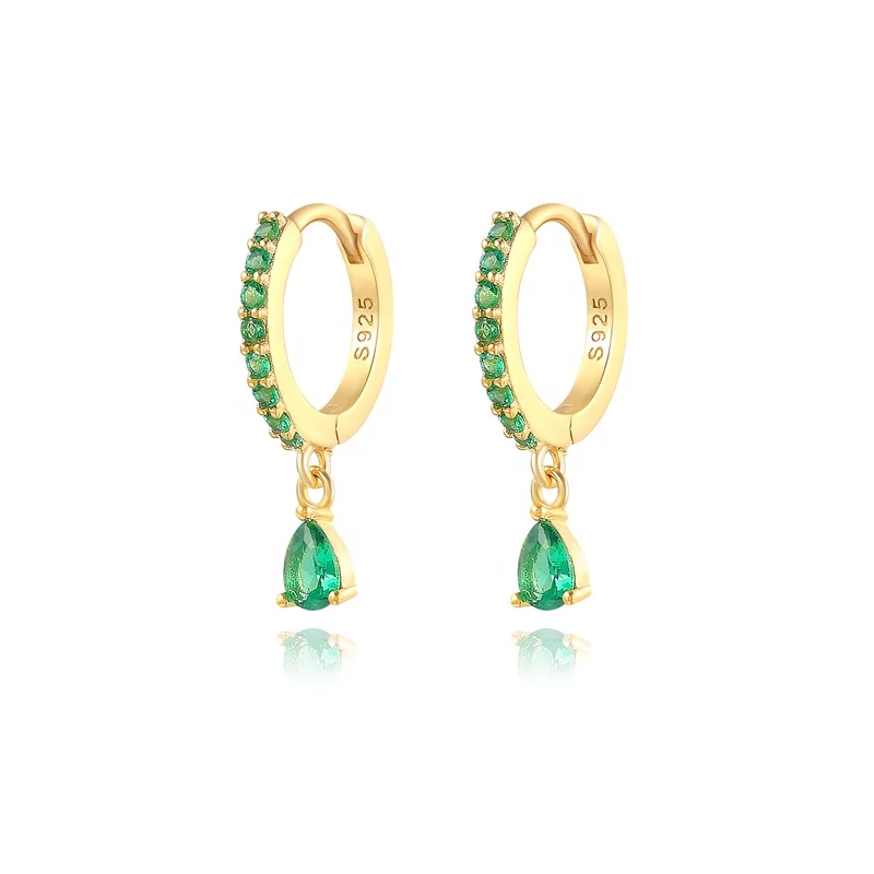 CANNER Wholese Fashion Jewelry S925 Sterling Silver Green Zircon Women Drop Pendant Earrings Custom Design
CANNER Wholese Fashion Jewelry S925 Sterling Silver Green Zircon Women Drop Pendant Earrings Custom Design