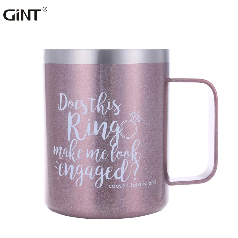 12oz High Quality 304 stainless steel water mug double wall tumbler with holder Customized vacuum mug 
12oz High Quality 304 stainless steel water mug double wall tumbler with holder Customized vacuum mug