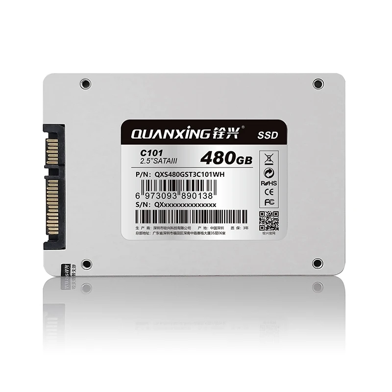 QUANXING 2.5 Inch SATA3 SSD 480GB Internal Solid State Drive 480G 2.5" SATA III ABS White
QUANXING 2.5 Inch SATA3 SSD 480GB Internal Solid State Drive 480G 2.5" SATA III ABS White