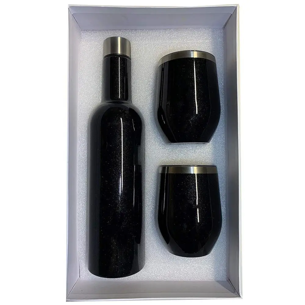 Simple Modern Spirit Vacuum Insulated Wine Bottle And 2 Wine Tumbler With Lids Stainless Steel Water Bottle With Cup Set, Customized color
Simple Modern Spirit Vacuum Insulated Wine Bottle And 2 Wine Tumbler With Lids Stainless Steel Water Bottle With Cup Set, Customized color