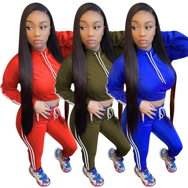 Fashion Ladies Tracksuit Hoodies Tops And Skinny Pants Jogging Clothing Spring Women 2 Piece Set, Picture shown
Fashion Ladies Tracksuit Hoodies Tops And Skinny Pants Jogging Clothing Spring Women 2 Piece Set, Picture shown